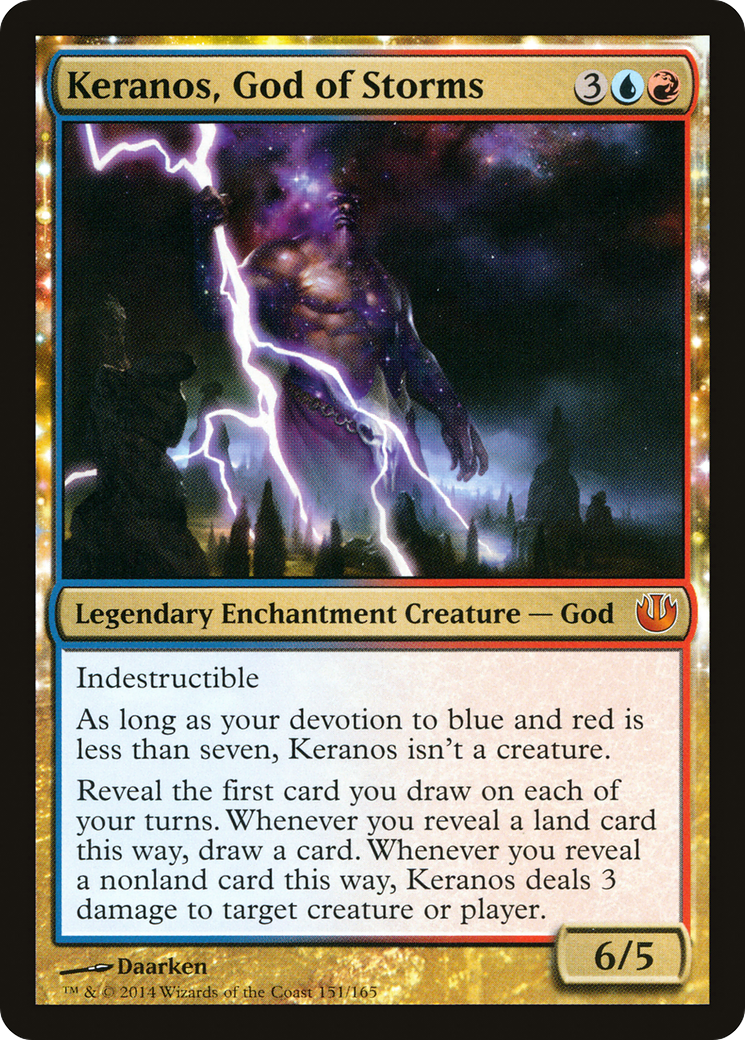 Keranos, God of Storms (JOU-151) - Journey into Nyx: (enchantment) Foil