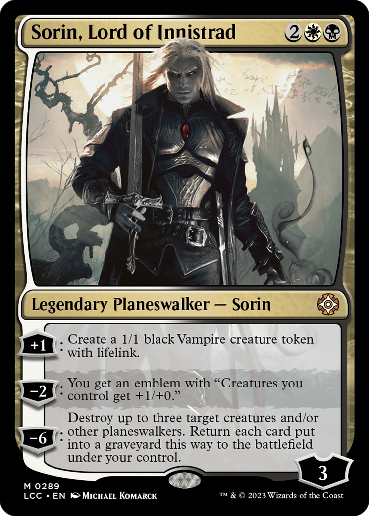 Sorin, Lord of Innistrad (LCC-289) - The Lost Caverns of Ixalan Commander