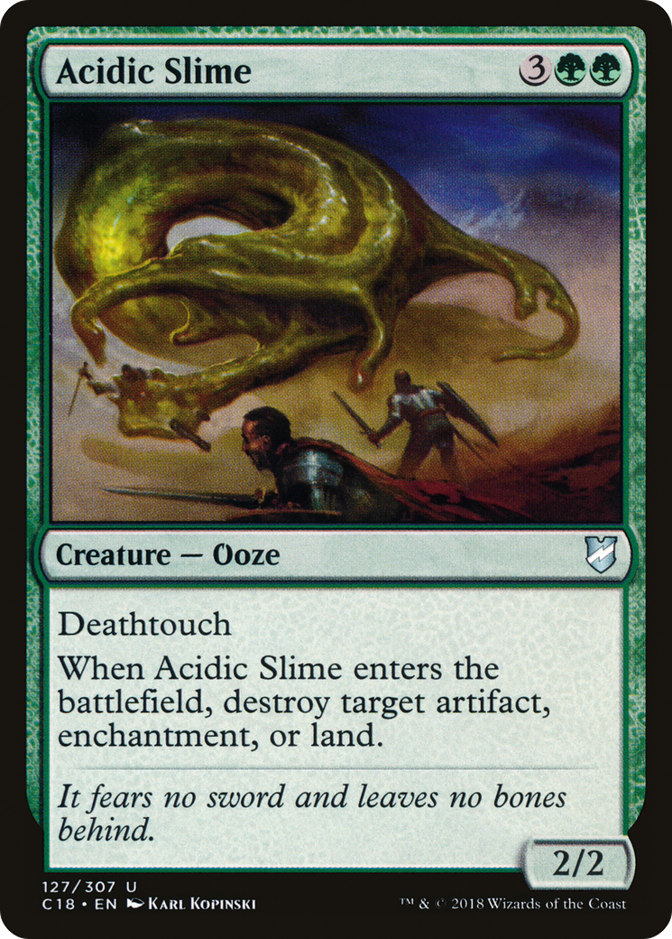 Slime acide (C18-127) - Commander 2018