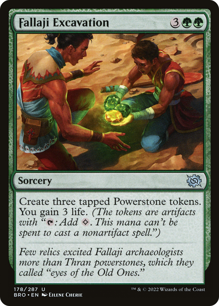Fallaji Excavation (BRO-178) - The Brothers' War Foil