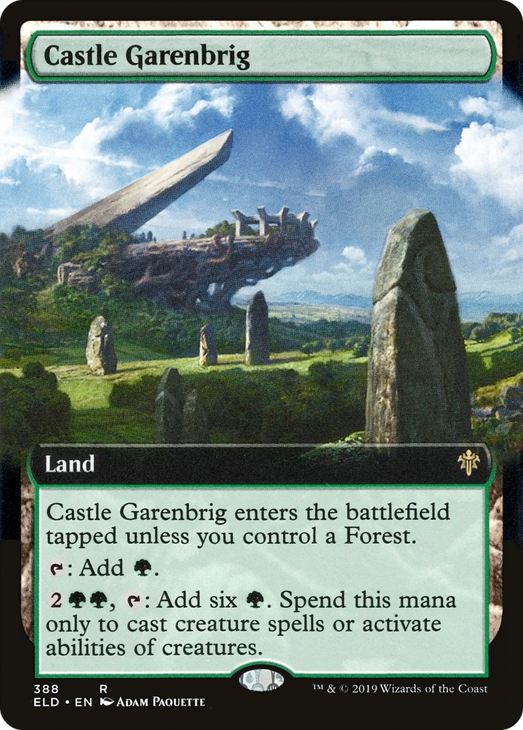 Château de Garenbrig (ELD-388) - Trône d'Eldraine : (Extended Art) Foil