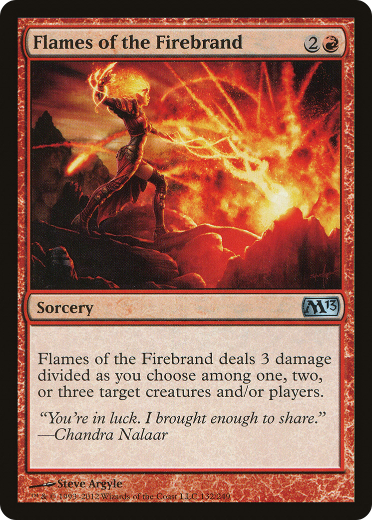 Flammes du Brandon (M13-132) - Magic 2013 Foil
