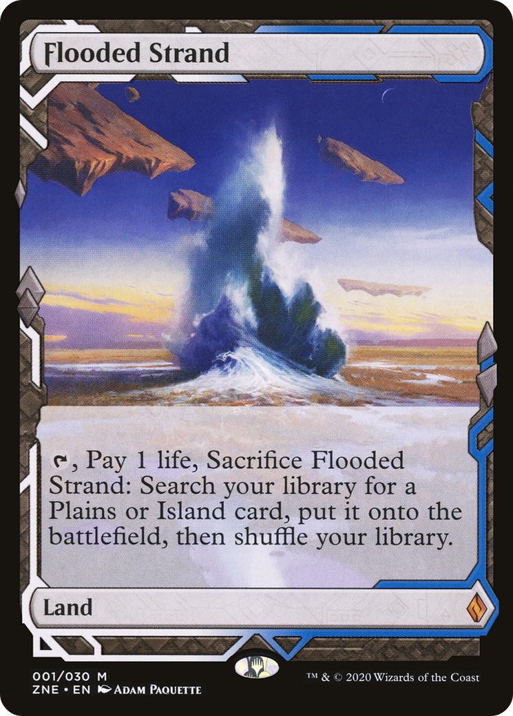 Plage inondée (ZNE-001) - Zendikar Rising Expeditions Foil