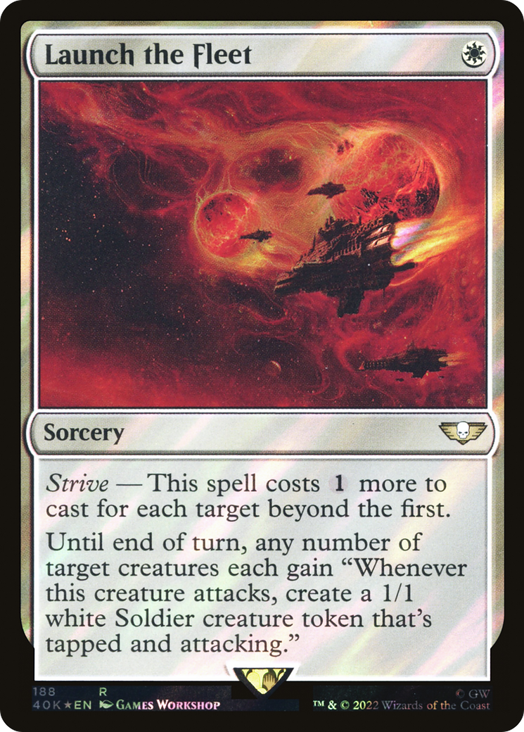 Lancement de la flotte (40K-188★) - Commander Foil de Warhammer 40,000