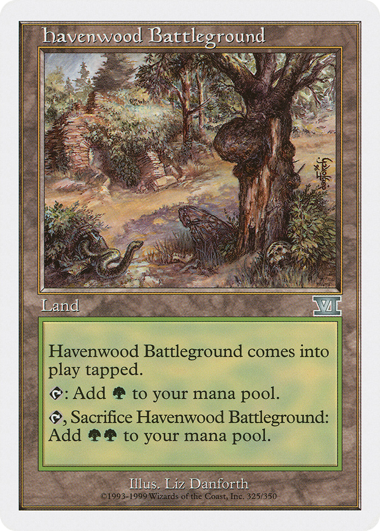 Havenwood Battleground (6ED-325) - Classic Sixth Edition