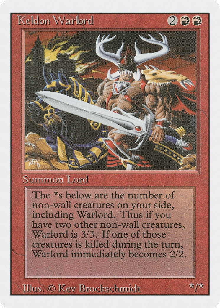 Keldon Warlord (3ED-160) - Édition révisée