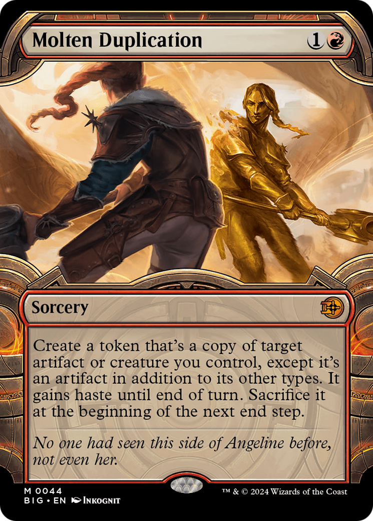 Duplication en fusion (BIG-044) - Le grand score : (Vitrine) Feuille