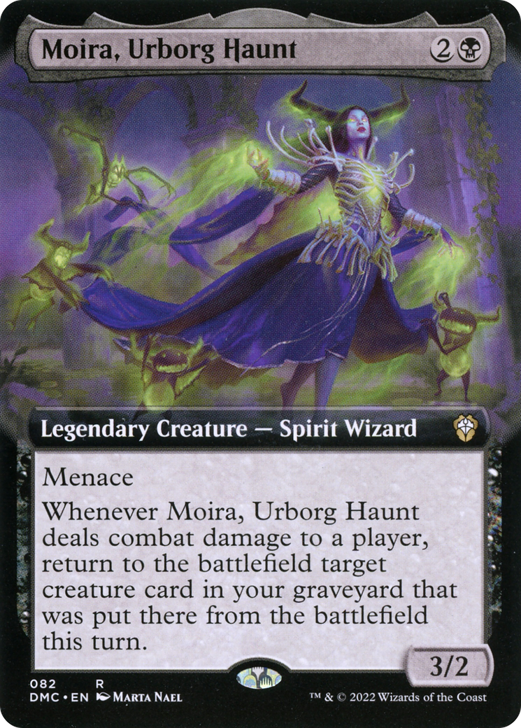 Moira, Urborg Haunt (Extended Art) (DMC-082) - Dominaria United Commander: (Extended Art)