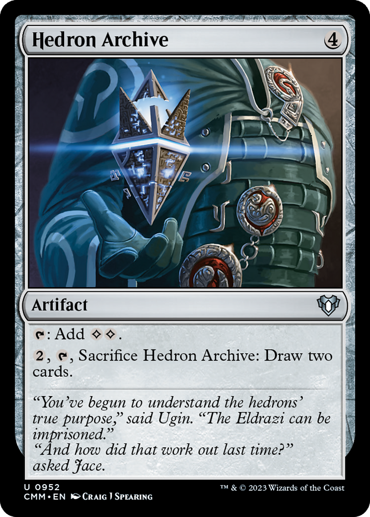 Archives Hedron (CMM-952) - Commandant Masters