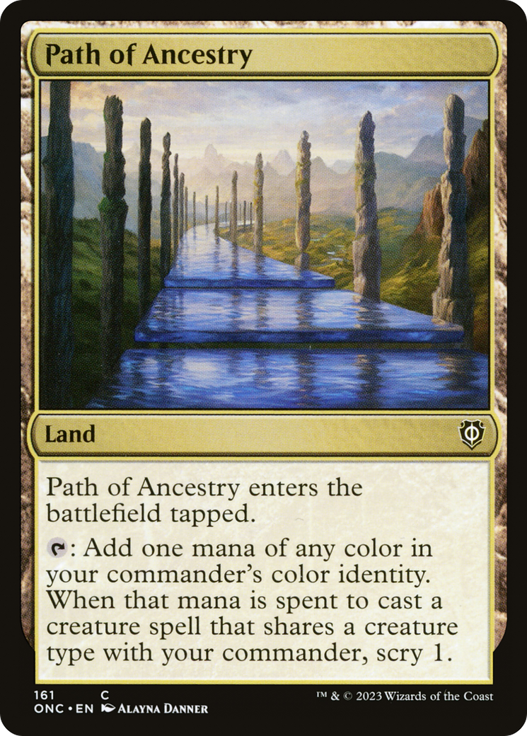 Path of Ancestry (ONC-161) - Phyrexia : Tous ne seront plus qu'un, commandant