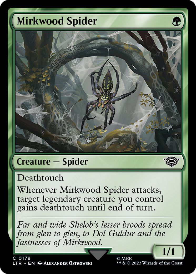 Mirkwood Spider (LTR-178) - The Lord of the Rings: Tales of Middle-earth Foil