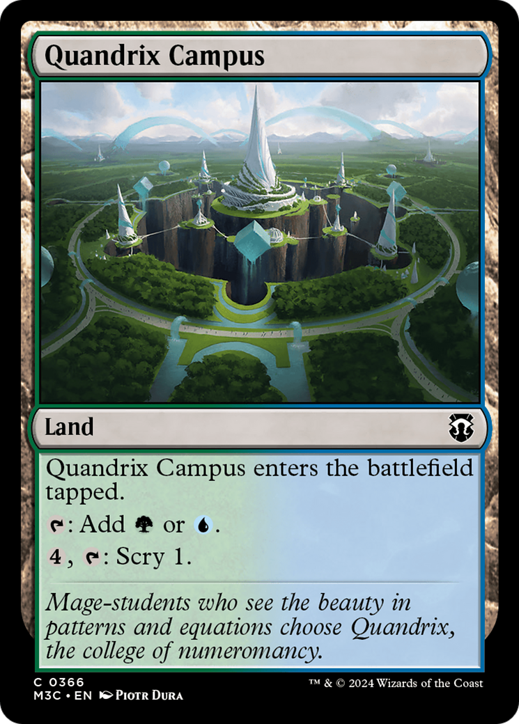 Campus Quandrix (M3C-366) - Commandant de Modern Horizons 3