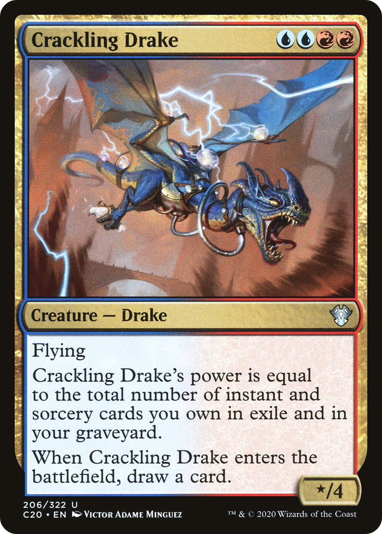 Crackling Drake (C20-206) - Commander 2020