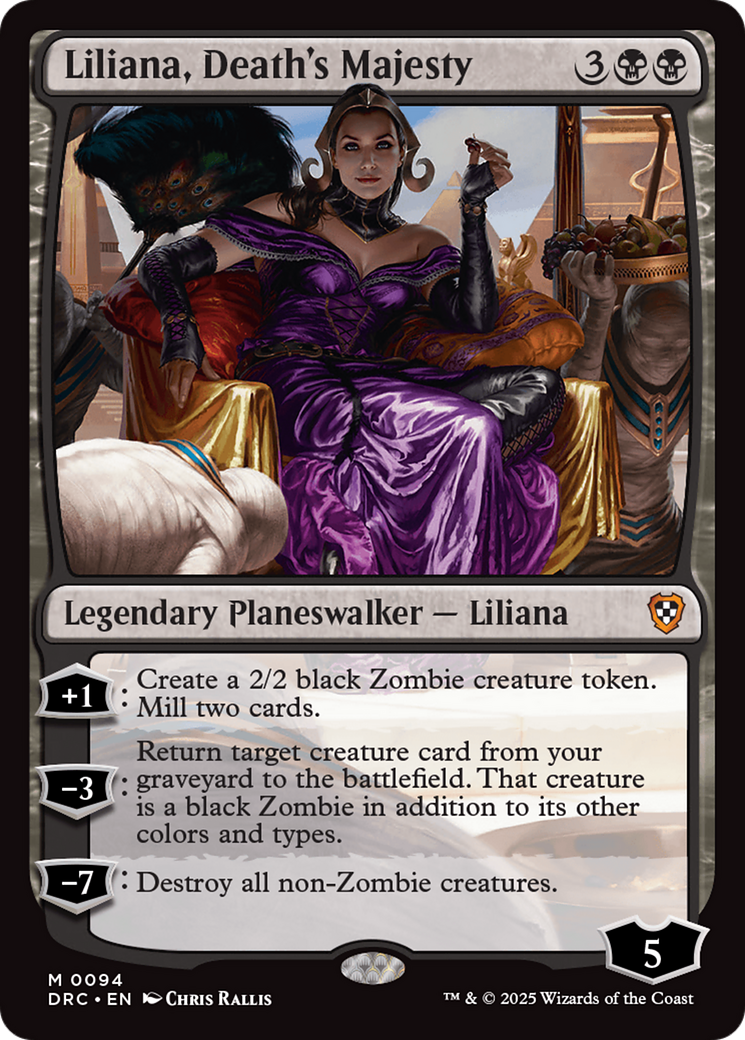 Liliana, Majesté de la Mort (-094) - Commandant : Aetherdrift