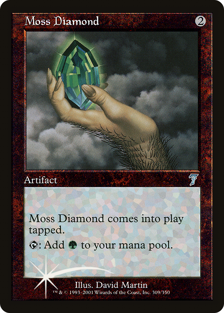 Moss Diamond (7ED-309★) - Seventh Edition Foil