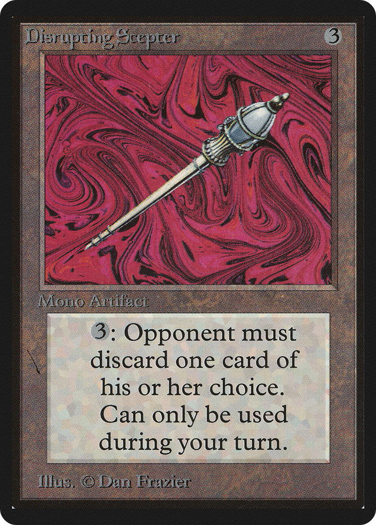 Disrupting Scepter (LEB-) - Limited Edition Beta