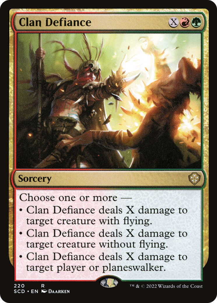 Clan Defiance (SCD-220) - Starter Commander Decks
