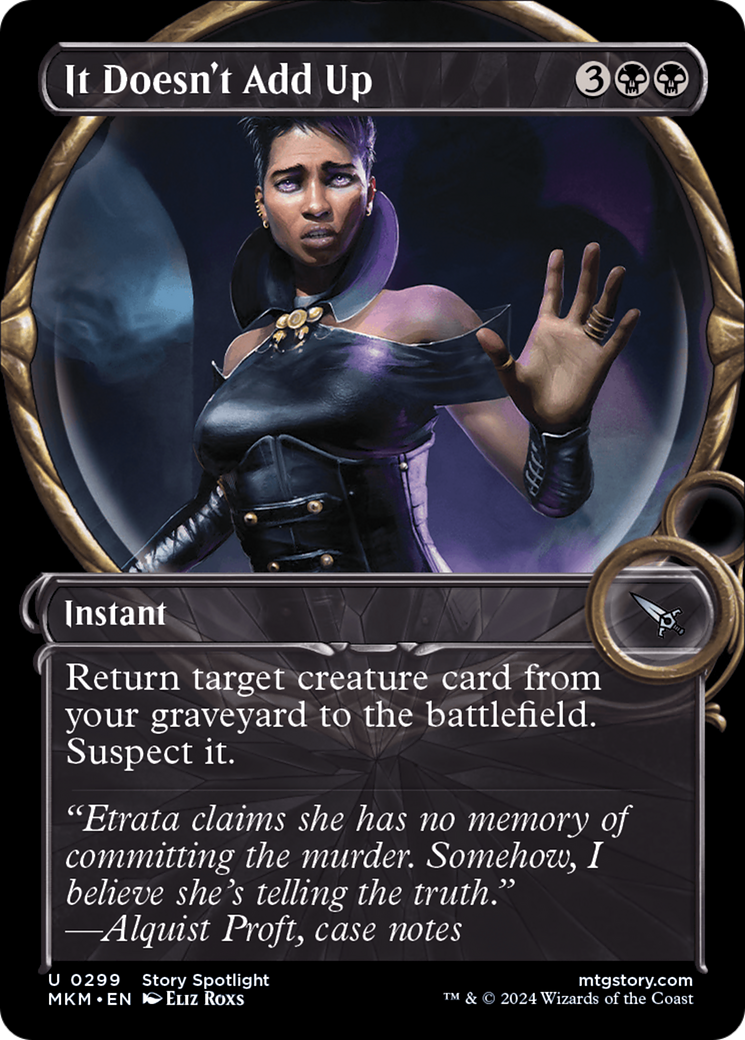 It Doesn't Add Up (Showcase) (MKM-299) - Murders at Karlov Manor: (Showcase) Foil