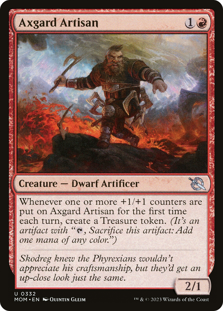Axgard Artisan (MOM-332) - March of the Machine Foil