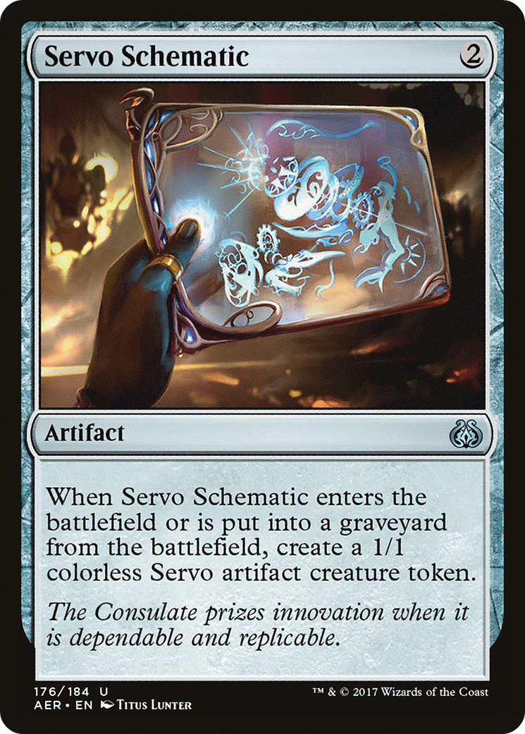 Schéma du servomoteur (AER-176) - Aether Revolt