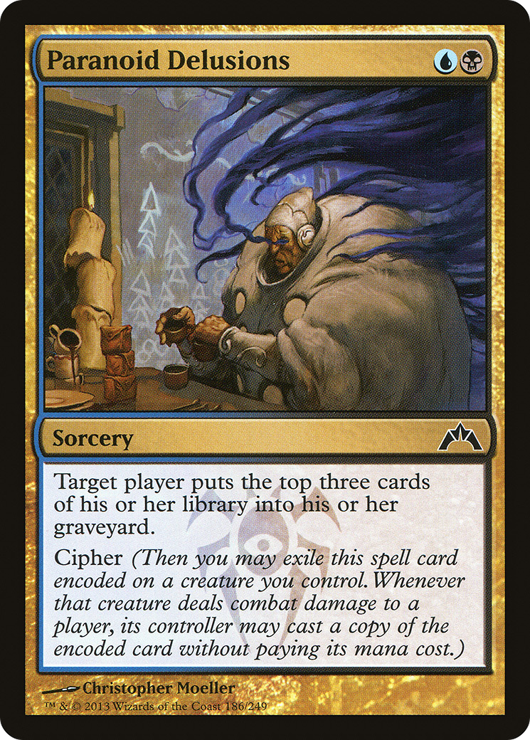 Paranoid Delusions (GTC-186) - Gatecrash Foil