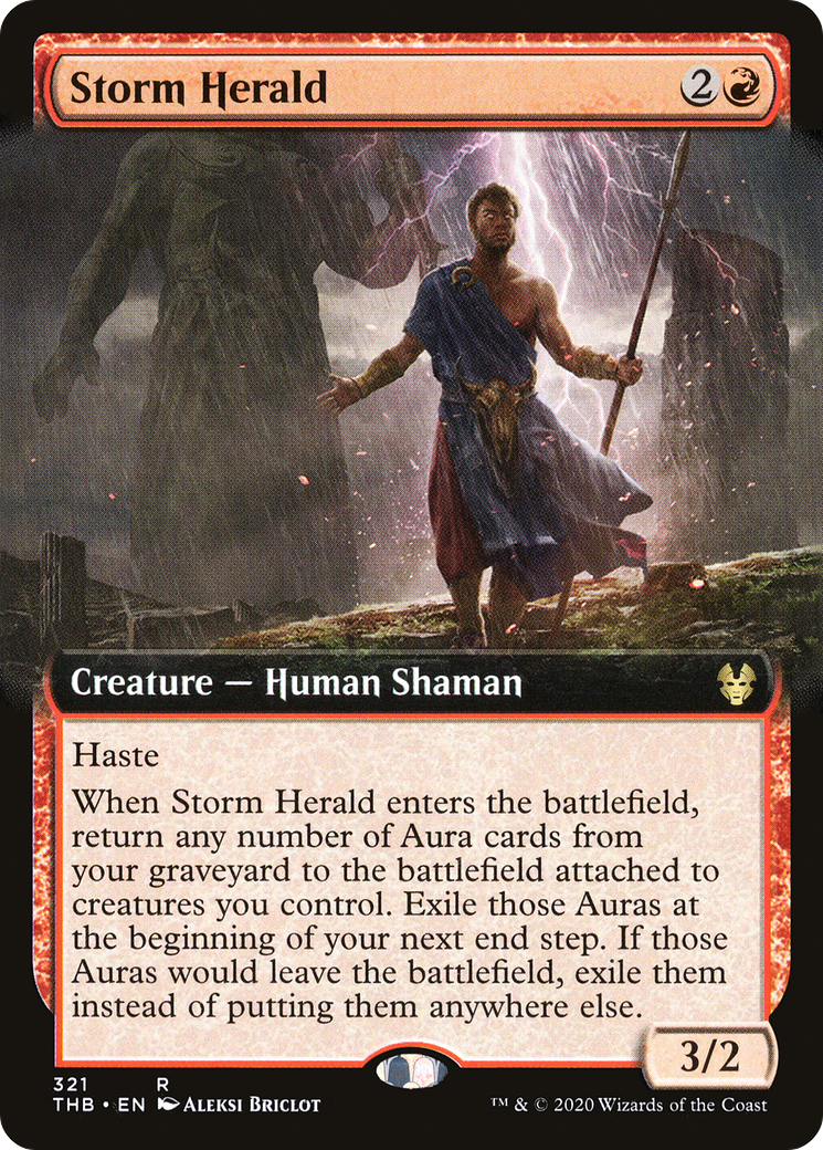 Storm Herald (Extended Art) (THB-321) - Theros Beyond Death: (Extended Art)