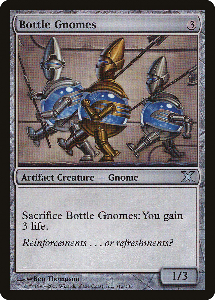 Bottle Gnomes (10E-312) - Tenth Edition Foil