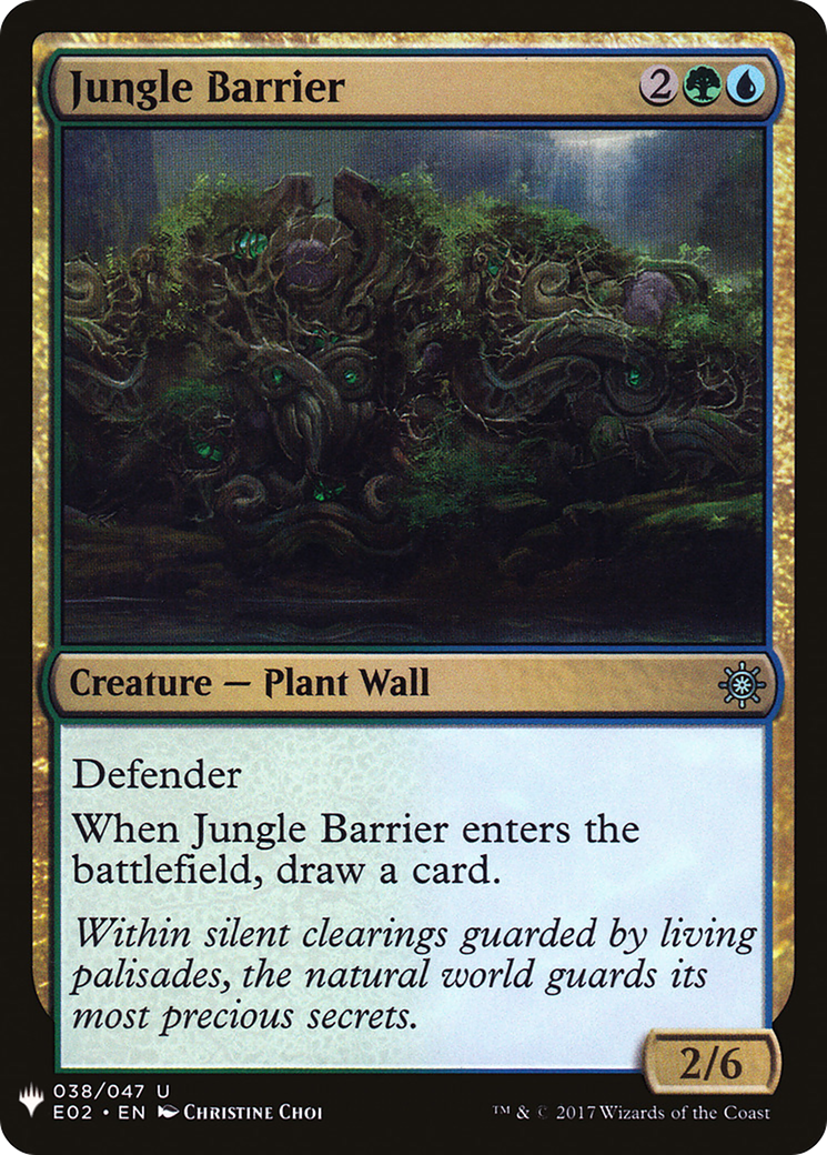 Jungle Barrier (LIST-E02-38) - The List
