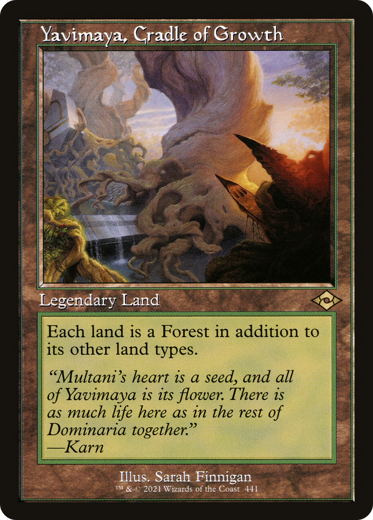 Yavimaya, Cradle of Growth (Retro Frame) (MH2-441) - Modern Horizons 2 Foil