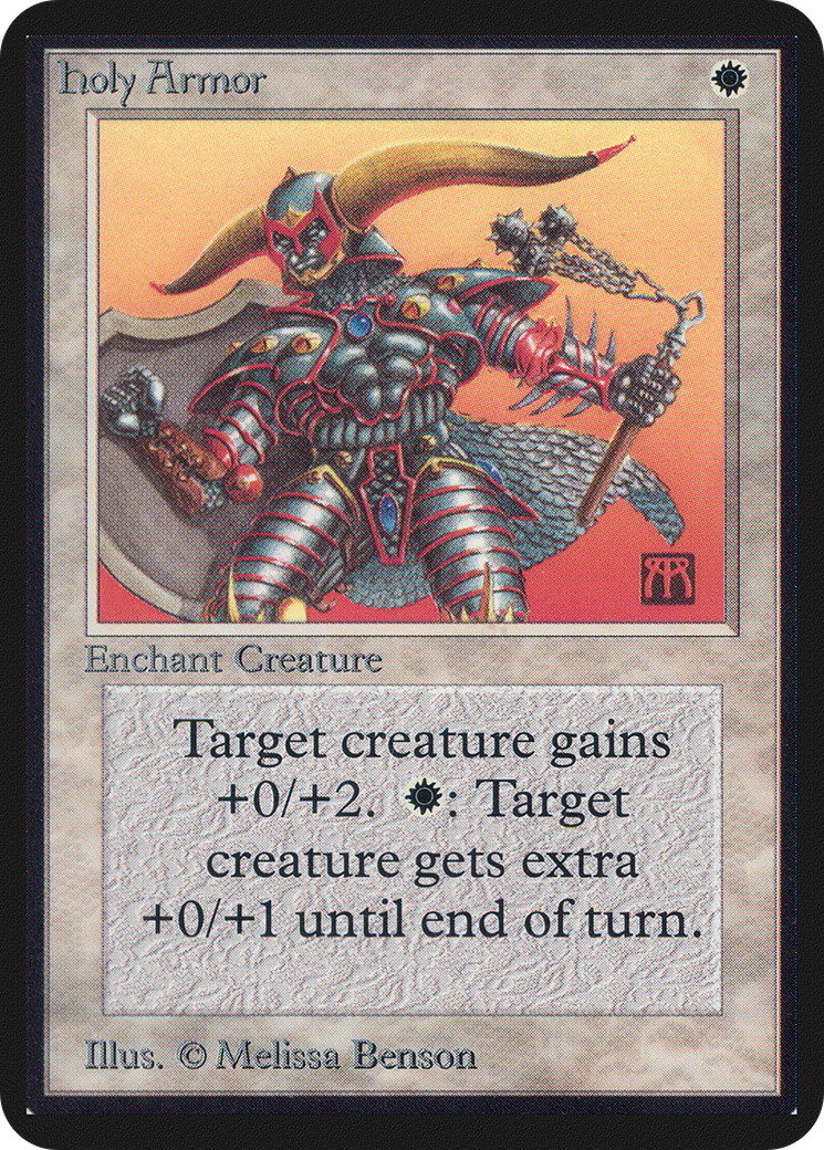 Holy Armor (LEA-) - Limited Edition Alpha