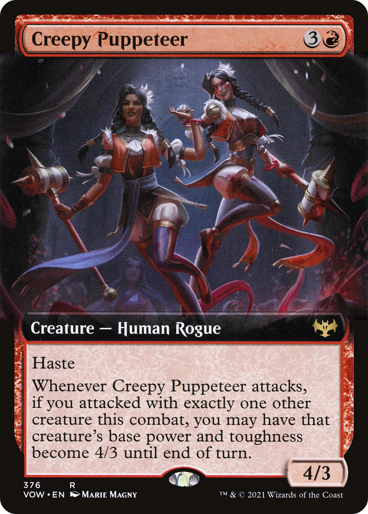 Creepy Puppeteer (Extended Art) (VOW-376) - Innistrad: Crimson Vow: (Extended Art) Foil