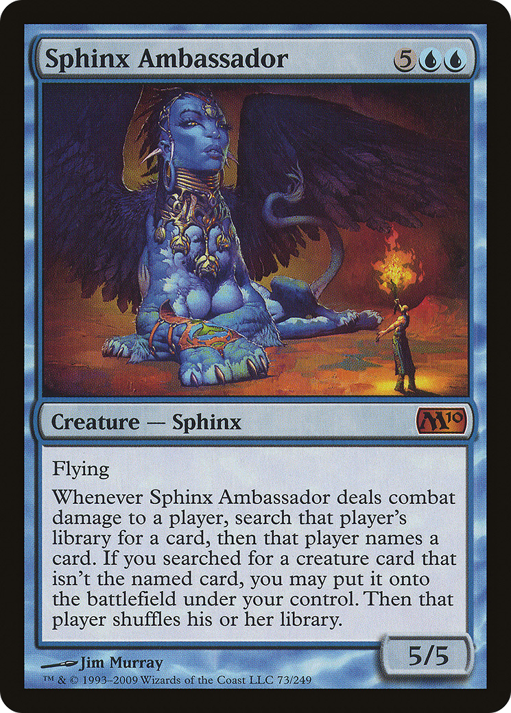 Sphinx Ambassador (M10-073) - Magic 2010 Foil