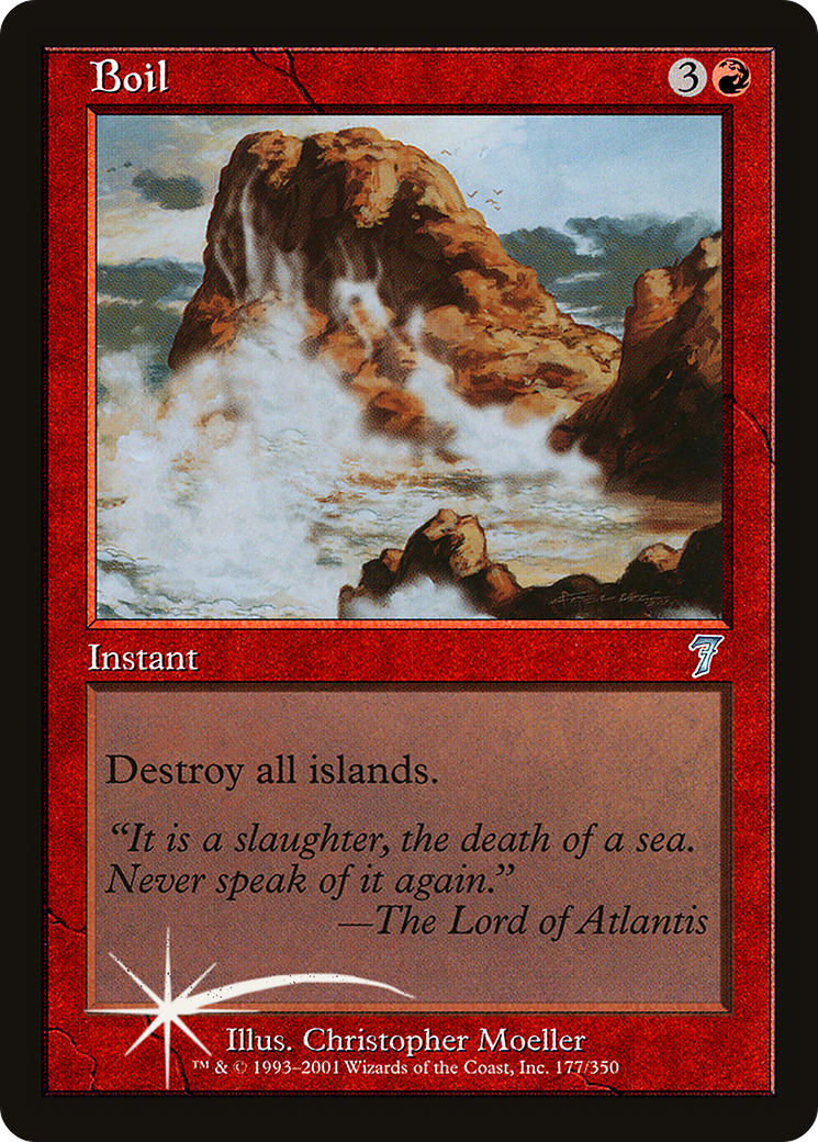 Boil (7ED-177★) - Seventh Edition Foil