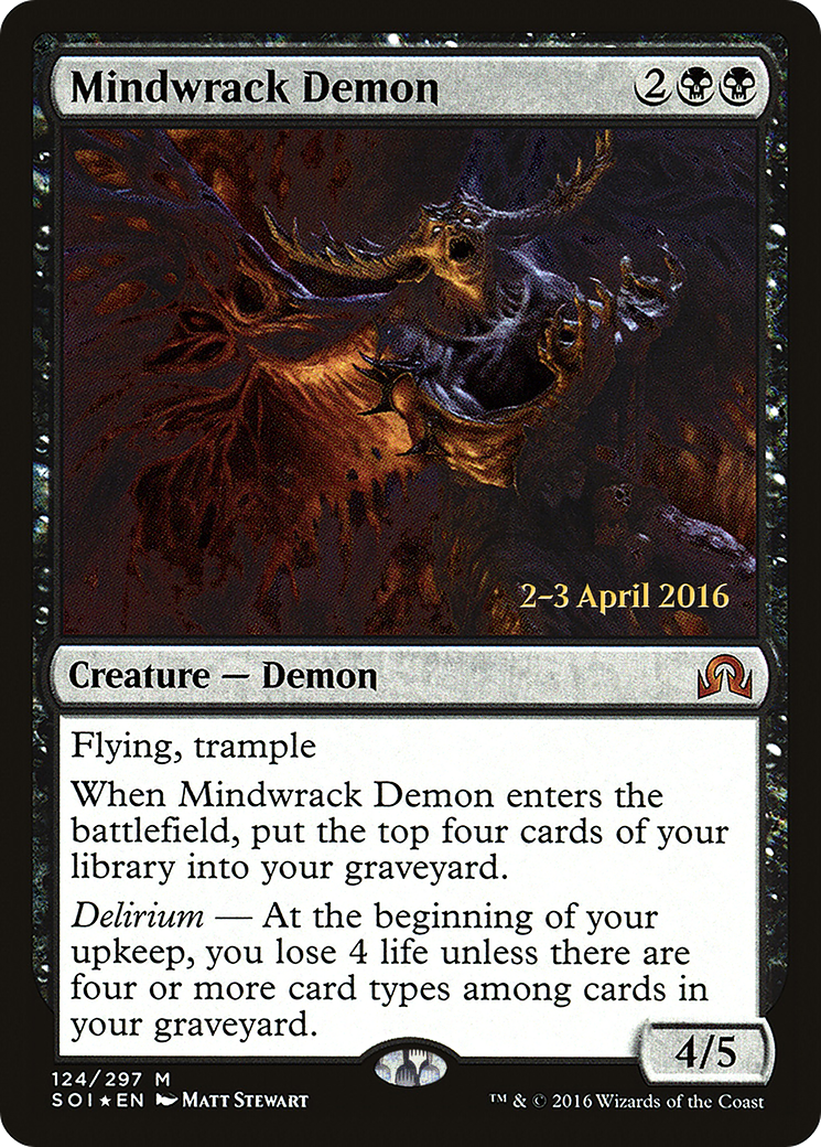Démon Mindwrack (PSOI-124S) - Promotions Shadows over Innistrad