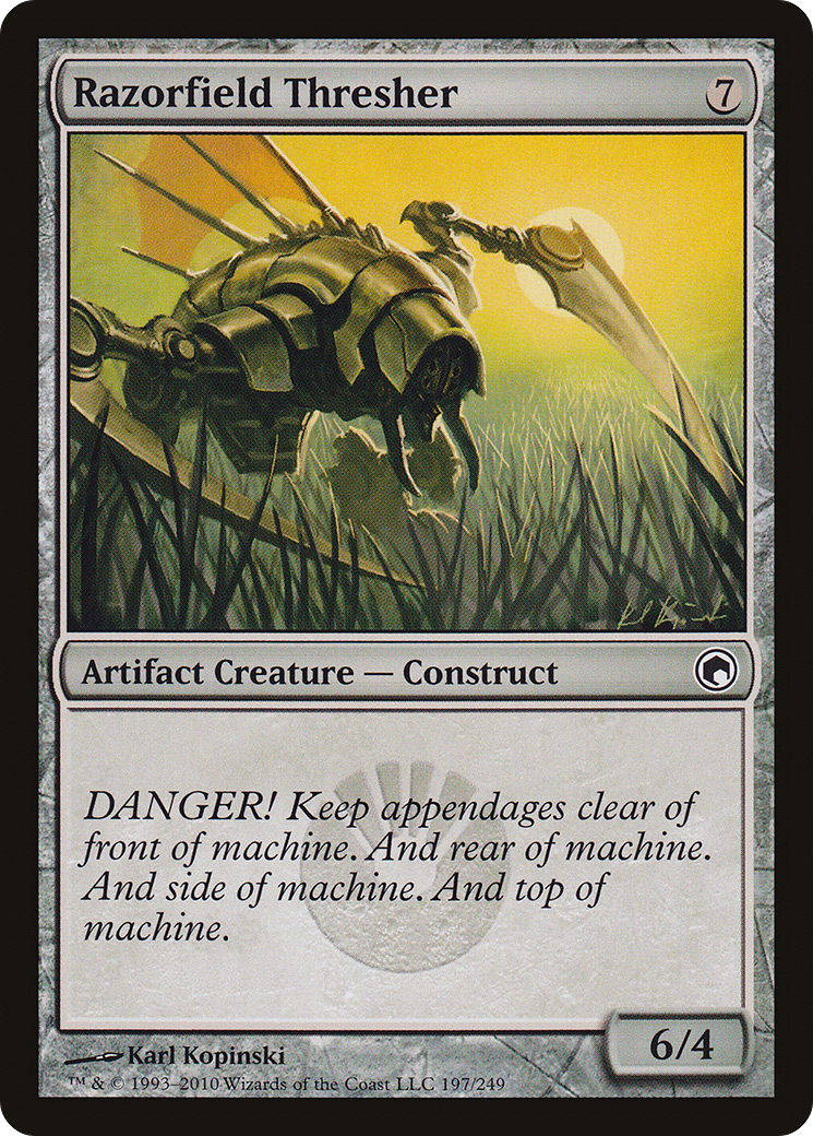 Razorfield Thresher (SOM-197) - Les cicatrices de Mirrodin