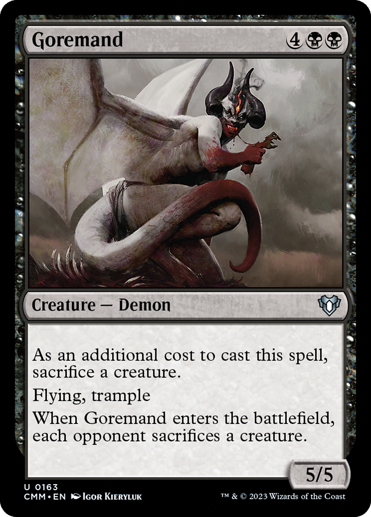 Goremand (CMM-163) - Commandant Masters