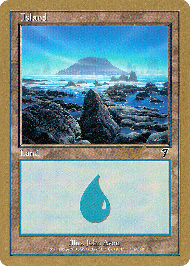 Island (WC02-CR334) - World Championship Decks 2002