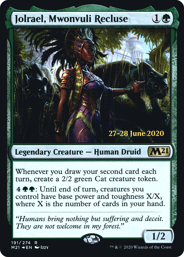 Jolrael, Mwonvuli Recluse (PRE-191S) - Core Set 2021 Promos Foil