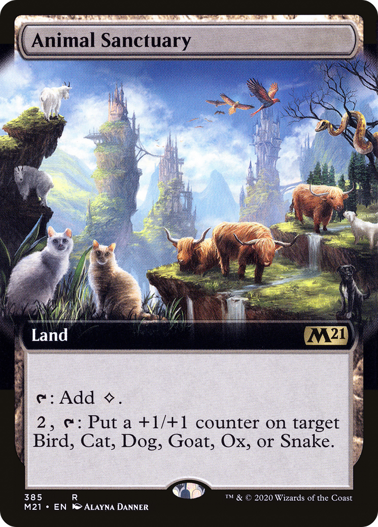 Sanctuaire animalier (M21-385) - Coffret de base 2021 : (Extended Art) Foil