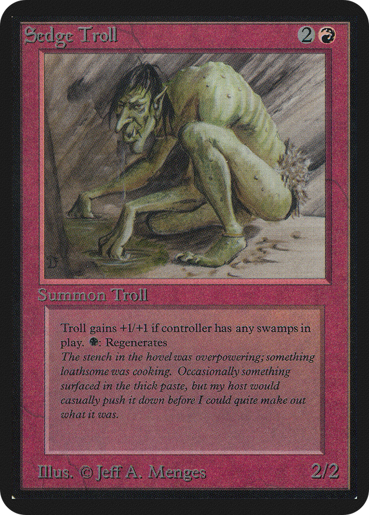 Sedge Troll (LEA-172) - Édition limitée Alpha