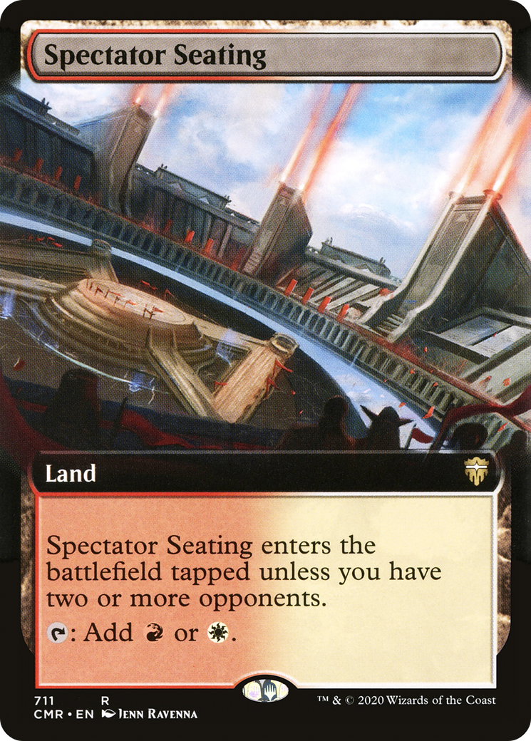 Spectator Seating (Extended Art) (CMR-711) - Commander Legends: (Extended Art) Foil