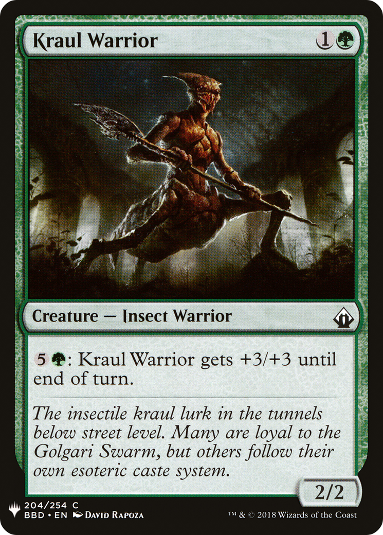 Kraul Warrior (LIST-BBD-204) - The List