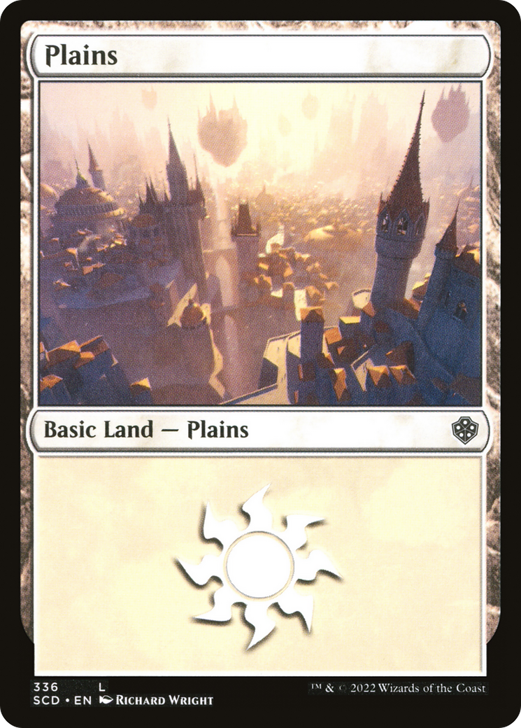 Plains (336) (SCD-336) - Starter Commander Decks