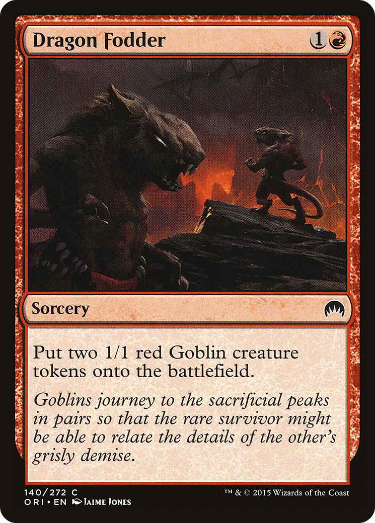 Fourrage pour dragon (ORI-140) - Magic Origins Foil