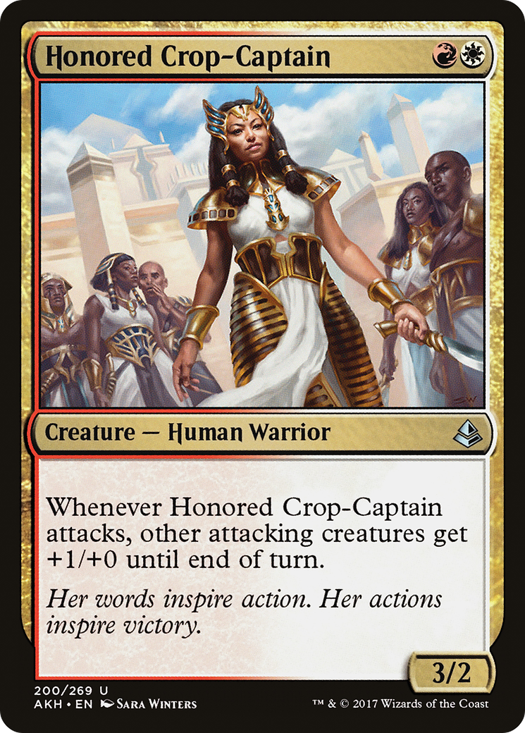 Capitaine honoré (AKH-200) - Amonkhet Foil