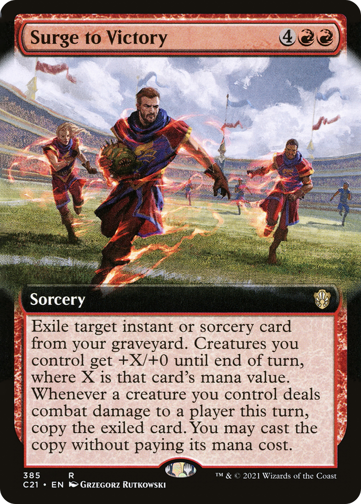 Surge to Victory (C21-385) - Commander 2021 : (Extended Art)
