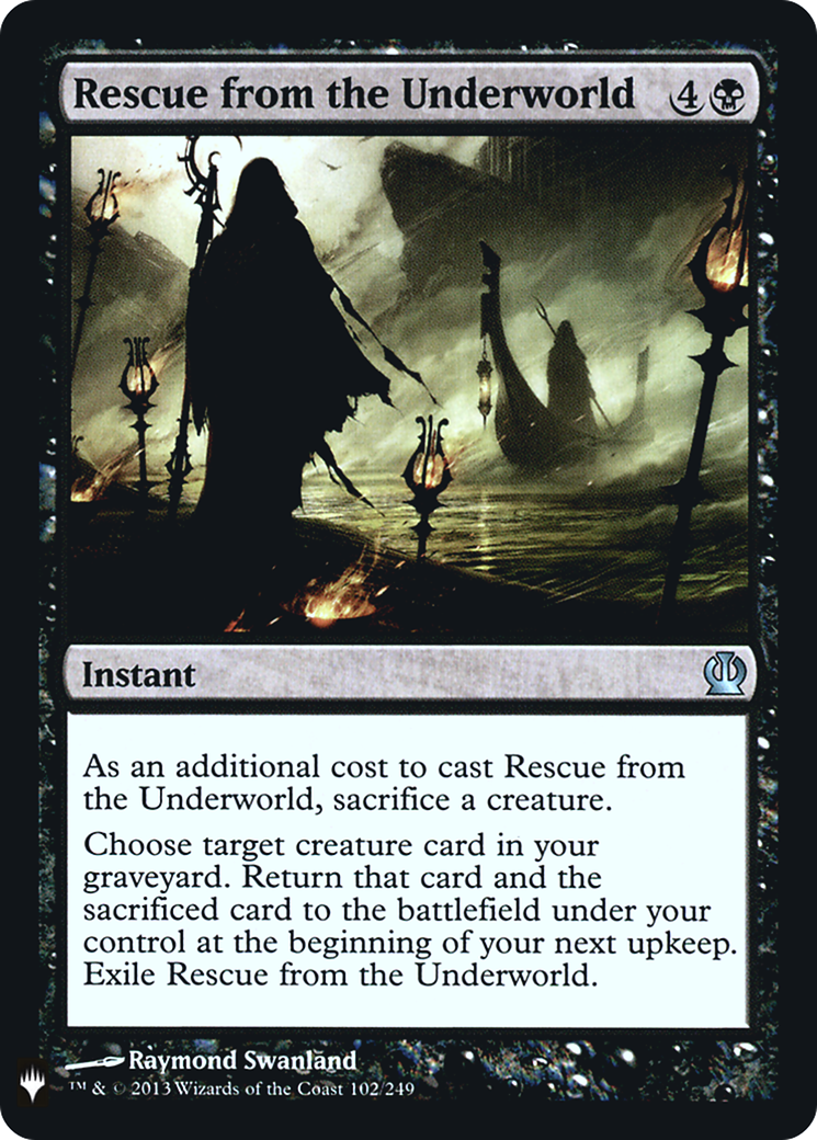 Rescue from the Underworld (LIST-THS-102) - The List Foil