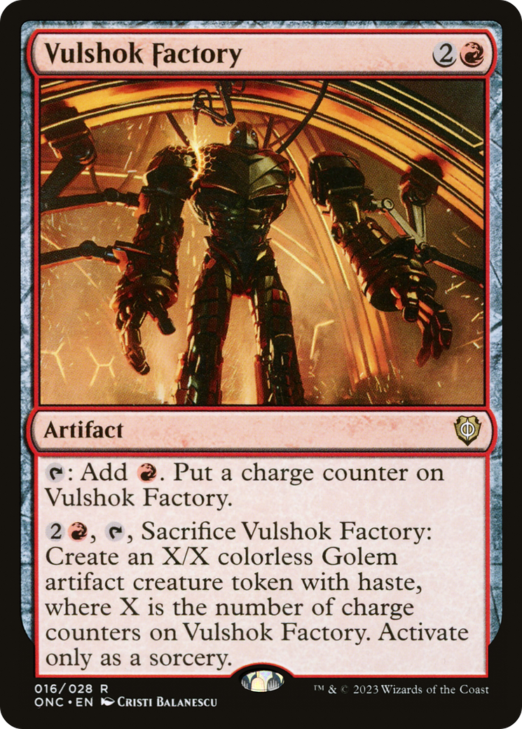 Usine Vulshok (ONC-016) - Phyrexia : Tous ne seront plus qu'un, commandant