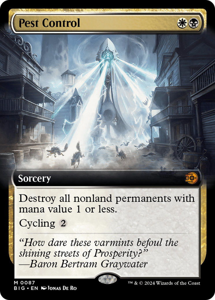 Lutte antiparasitaire (BIG-087) - Le grand score : (Extended Art)