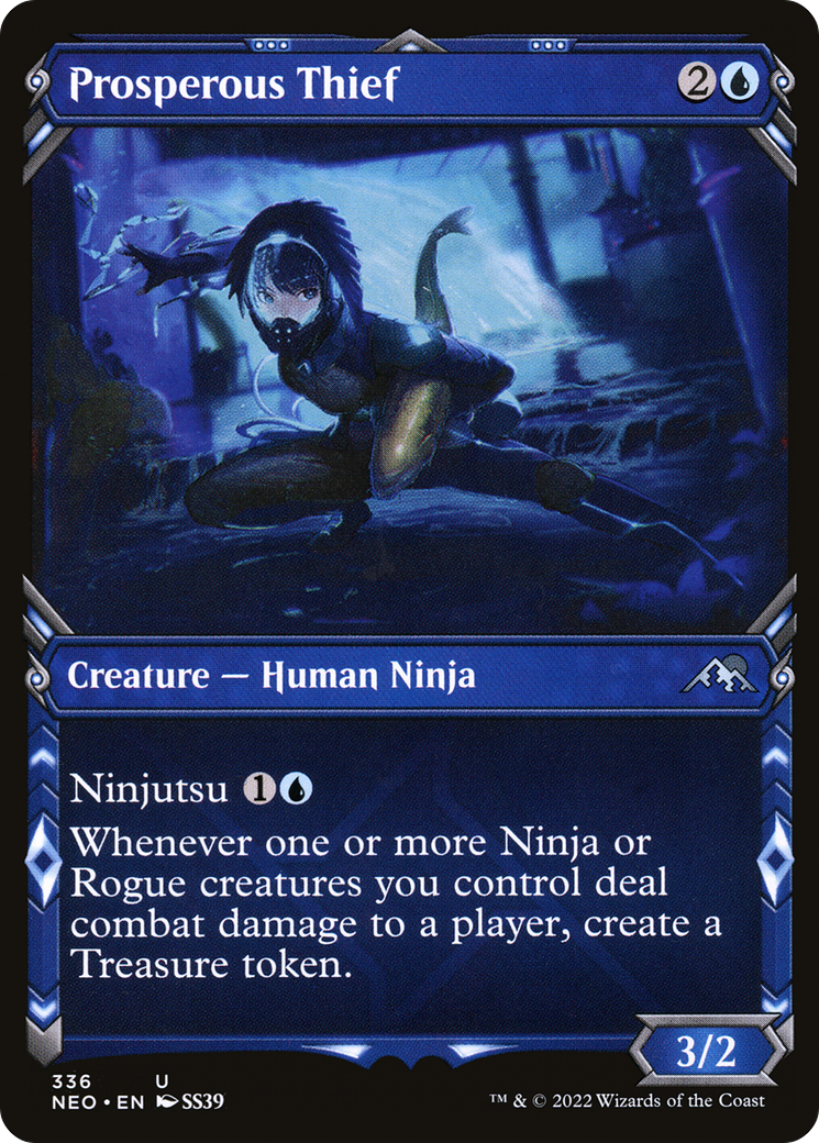 Voleur prospère (NEO-336) - Kamigawa : Neon Dynasty : (Vitrine) Feuille